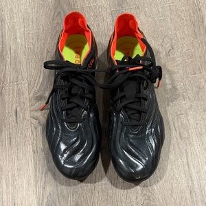 Adidas Men's Black and Red Soccer Cleats - Never Used